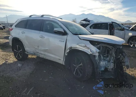 2017 Toyota Highlander Hybrid Limited from USA, damaged, VIN 5TDDGRFH6HS025363